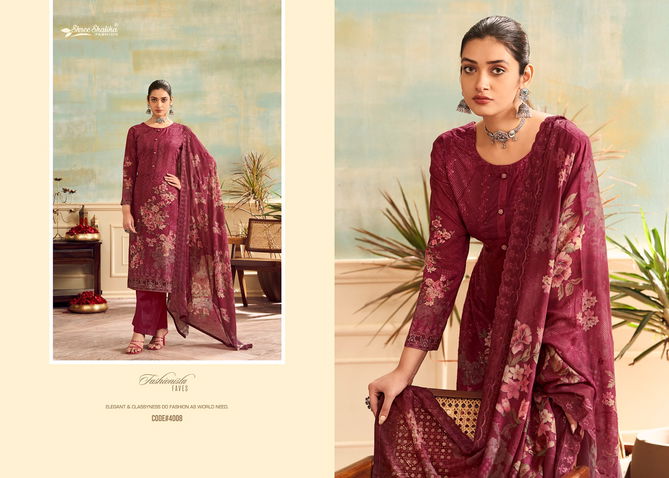 Mahajabeen Vol 4 By Shree Shalika Cotton Embroidery Printed Salwar Kameez Wholesale Online
